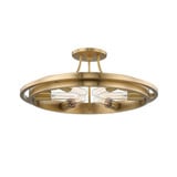 Chambers 6 Light 21 Inch Wide Flush Mount by Hudson Valley - 2721