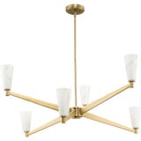 Tosca 6 Light Oversized Chandelier by Progress - P400395