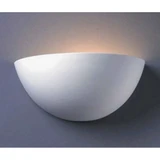 Ambiance 1 Light Large Quarter Sphere Outdoor Wall Mount by Justice Design - CER-1355W