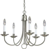 Trinity 5 Light Medium Chandelier by Progress P4008 - P4008