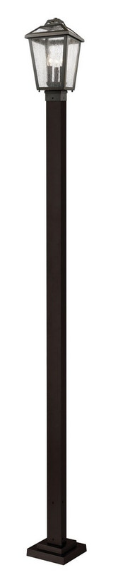 Bayland 3 Light Outdoor Post Mount Lantern 9.25 x 111 Inches by Z-Lite - 539P1H