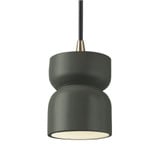 Radiance 1 Light Modern Mini Pendant 5 Inch Tall by Justice Design - CER-6500