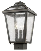 Bayland 3 Light Outdoor Post Mount Lantern 9 x 16 Inches by Z-Lite - 539PM