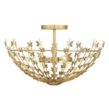Birch 3 Light 20 Inch Wide Semi Flush Mount by Savoy House - 6-4198-3