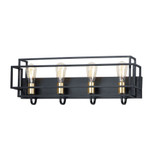 Liner Bathroom Wall Light Geometric Design by Maxim - 10241