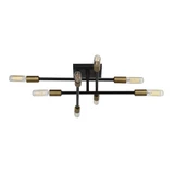 Lyrique 8 Light 19.5 Inch Wide Semi Flush Mount by Savoy House - 6-7003-8