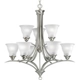 Trinity 9 Light Large Chandelier by Progress - P4329