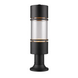 Luminata 14W 1 LED Outdoor Pier Mount Lantern 6.25 x 21.75 Inches by Z-Lite - 553PHB-553PM-LED