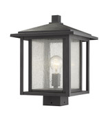 Aspen 1 Light Outdoor Post Mount Lantern 11 x 15 Inches by Z-Lite - 554PHBA