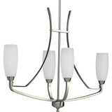 Wisten 4 Light Mini Chandelier by Progress - P4435