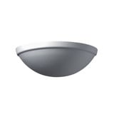 Ambiance 1 Light Rimmed Quarter Sphere Wall Sconce by Justice Design - CER-2050
