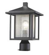 Aspen 1 Light Outdoor Square Pier Mount Lantern 9 x 16 Inch by Z-Lite - 554PHM3