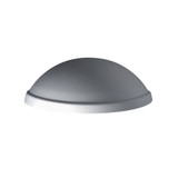 Ambiance 1 Light Rimmed Quarter Sphere Outdoor Wall Mount by Justice Design - CER-2050W