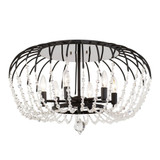 Voliere 6 Light 24.25 Inch Wide Semi Flush Mount by Varaluz - 343S06