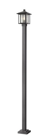 Aspen 1 Light Outdoor Post Mount Lantern 9.25 x 109.27 Inches by Z-Lite - 554PHA
