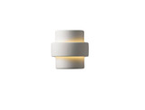 Ambiance 1 Light Small Step Outdoor Wall Mount by Justice Design - CER-2205W