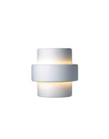 Ambiance 2 Light Large Step Wall Sconce by Justice Design - CER-2215