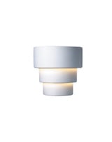 Ambiance 1 Light Small Terrace Outdoor Wall Mount by Justice Design - CER-2225W