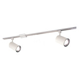 2 Light 4 Ft Track Pack with 2 Flat Back Cylinder PAR30 Track Head - 302-BEL-1313291