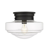 Ingalls 1 Light 12 Inch Wide Semi Flush Mount by Golden - 0508-SF