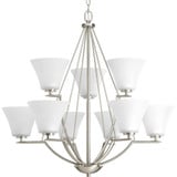 Bravo 9 Light Large Chandelier by Progress - P4625