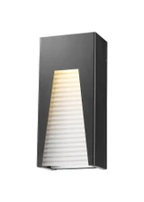 Millenial 12W 1 LED Outdoor Wall Mount 6 x 13.25 Inches by Z-Lite - 561M-BK