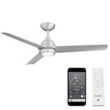 Mocha 3 Blade Ceiling Fan with Light Kit 54 Inches Wide by WAC  - F-001L