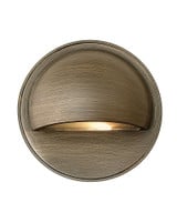 Hardy Island Round Eyebrow Low Voltage 1 Light Deck/Step Lamp by Hinkley  - 16801