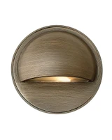 Hardy Island Round Eyebrow Low Voltage 1 Light Deck/Step Lamp by Hinkley - 16801