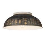 Kinsley 2 Light 14 Inch Wide Flush Mount by Golden - 0865-FM