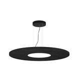 Jazz 11W 1 LED Round Direct Pendant 3.1 Inch Tall and 40 Inch Wide by Bruck - JAZZ-P-RD-16-40-D