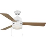Trevina V 3 Blade Ceiling Fan with Light Kit 52 Inch Wide by Progress - P250076