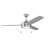 Nolyn 3 Blade Ceiling Fan with Light Kit 52 Inch Wide by Progress - 94250124