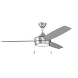Nolyn 3 Blade Ceiling Fan with Light Kit 52 Inch Wide by Progress - 94250124
