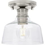 Singleton 1 Light 7.62 Inch Wide Semi Flush Mount by Progress - P350226