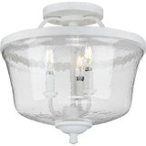 Damson Firs 3 Light 14.25 Inch Wide Semi Flush Mount by BSH - 70-BEL-930099