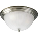 Melon 3 Light 15.25 Inch Wide Bowl Flush Mount by Progress - P3818