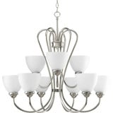 Heart 9 Light Large Chandelier by Progress - P4668