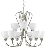 Heart 9 Light Large Chandelier by Progress - P4668
