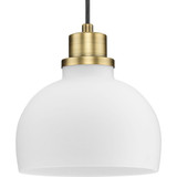 Garris 1 Light Farmhouse Small Pendant by Progress - P500406