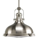 Fresnel 1 LED Light Medium Pendant by Progress - P5188