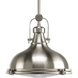 Fresnel 1 LED Light Medium Pendant by Progress - P5188