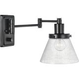 Hinton 1 Light Wall Sconce 9.63 Inch Tall by Progress - P710084