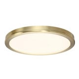 Geos 12.5W 1 LED 10.25 Inch Wide Flush Mount by dweLED - FM-4610