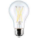 8W A19 Medium Base LED Bulb (Pack of 4) 2.36 and 4.33 Inch Length by Satco - S12462_p