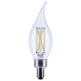 5.5W CA10 Candelabra Base LED Bulb 1.38 Inch and 4.72 Inch Length by Satco - S21304_p