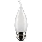 5.5W CA10 Medium Base LED Bulb 1.38 Inch Wide and 4.33 Inch Length by Satco - S21318_p