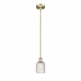Bridal Veil 1 Light Mini Pendant 8.5 Inch Tall by Innovations - 616-1S-G559-5