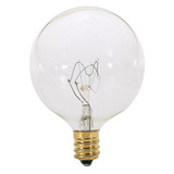 130V 25W G16.5 Candelabra Base Bulb 2.06 Inch Wide X 3 Inch Length by Satco - A3922_p