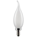 4W CA10 Candelabra Base LED Bulb (Pack of 2) 1.38X4.72 Inch Length by Satco - S21840_p